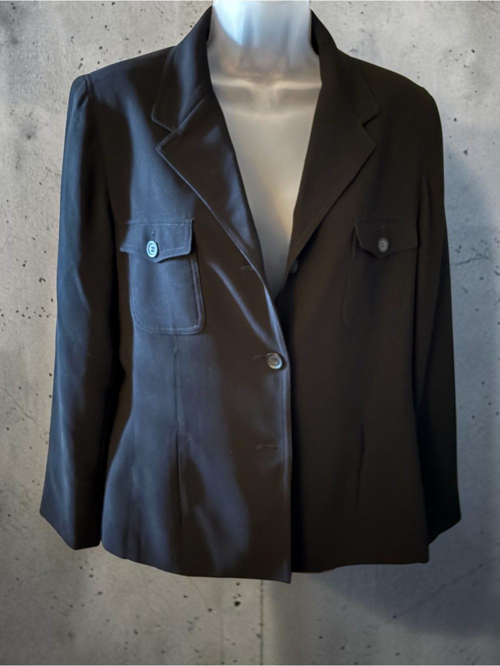 Laura Scott - Classic Women's Black Blazer Jacket